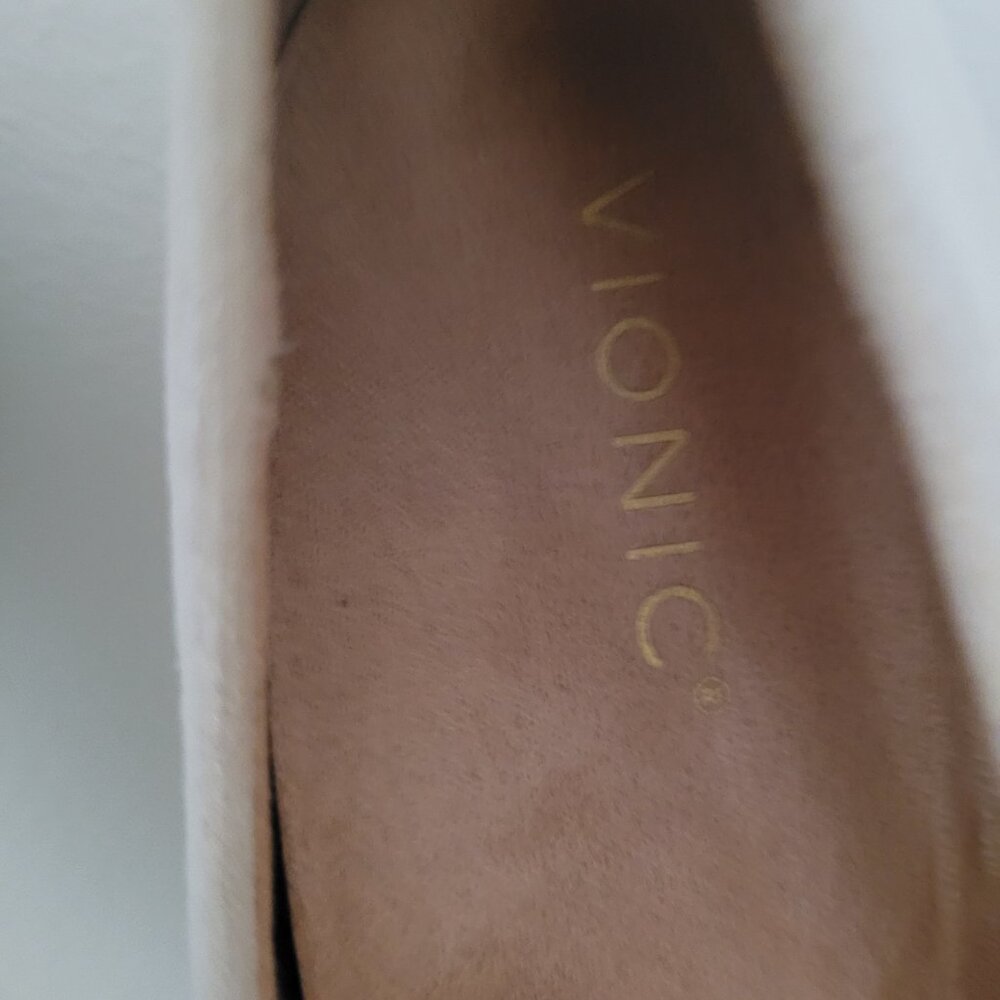VIONIC KIARA BOW FLATS , GOLD METALLIC, SIZE 8 - Picture 7 of 7